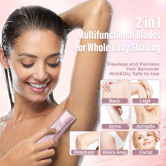 SilkGlide™ 2-in-1 Women’s Electric Shaver