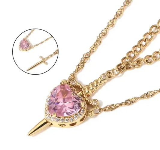 Sword Heart Necklace
