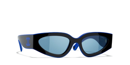 Velour Cat-Eye Sunglasses