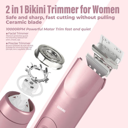 SilkGlide™ 2-in-1 Women’s Electric Shaver