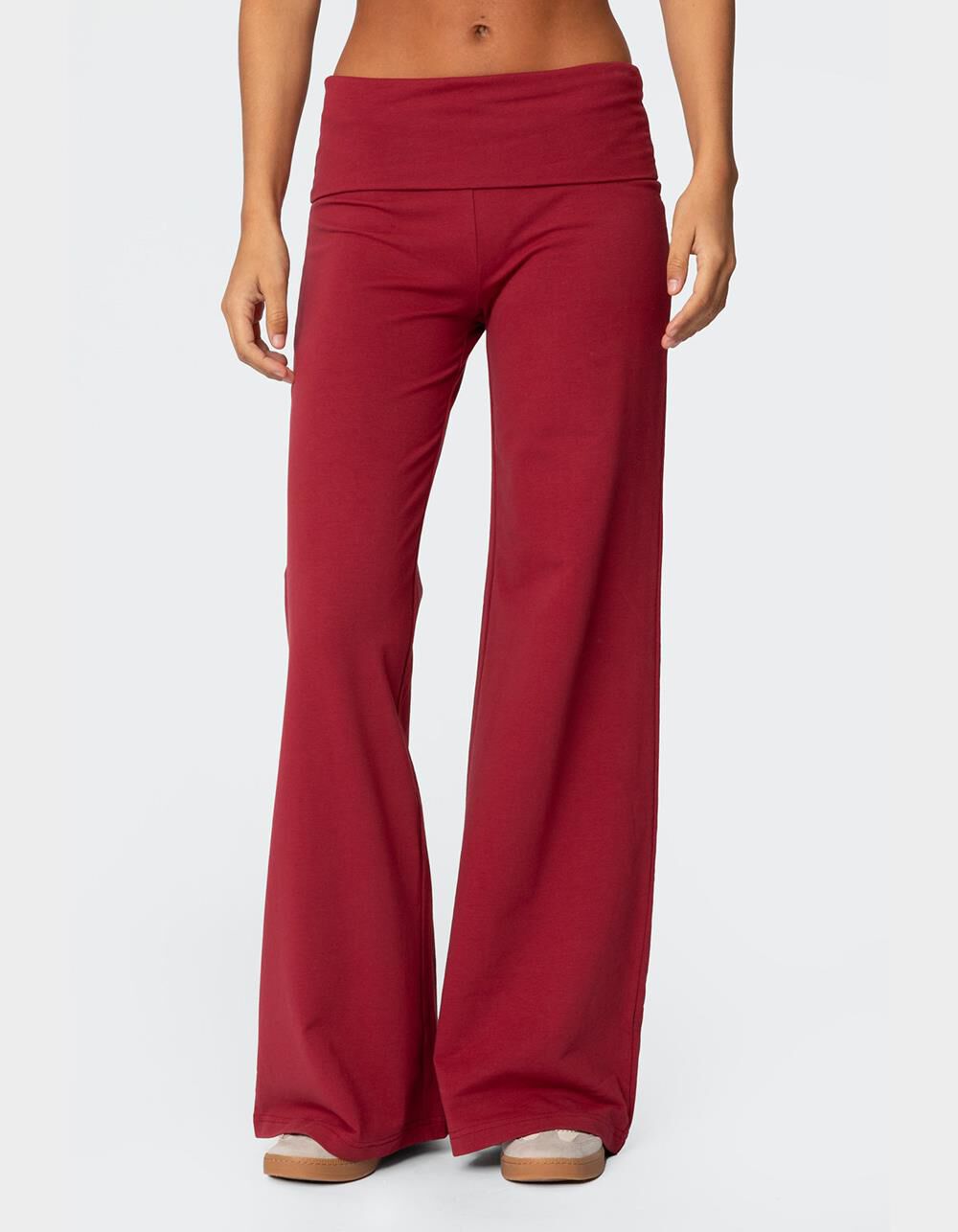 Foldover Flare Lounge Pants