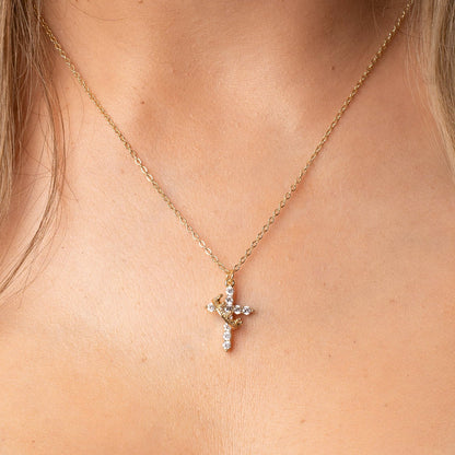 Cross Crown Faith Necklace