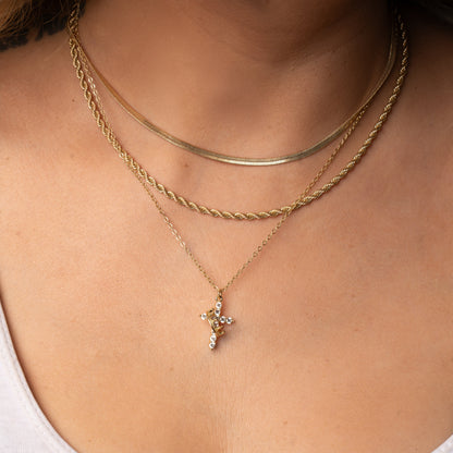 Cross Crown Faith Necklace