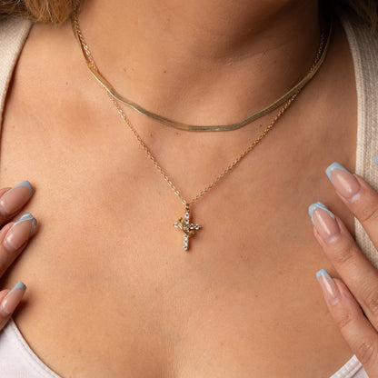 Cross Crown Faith Necklace