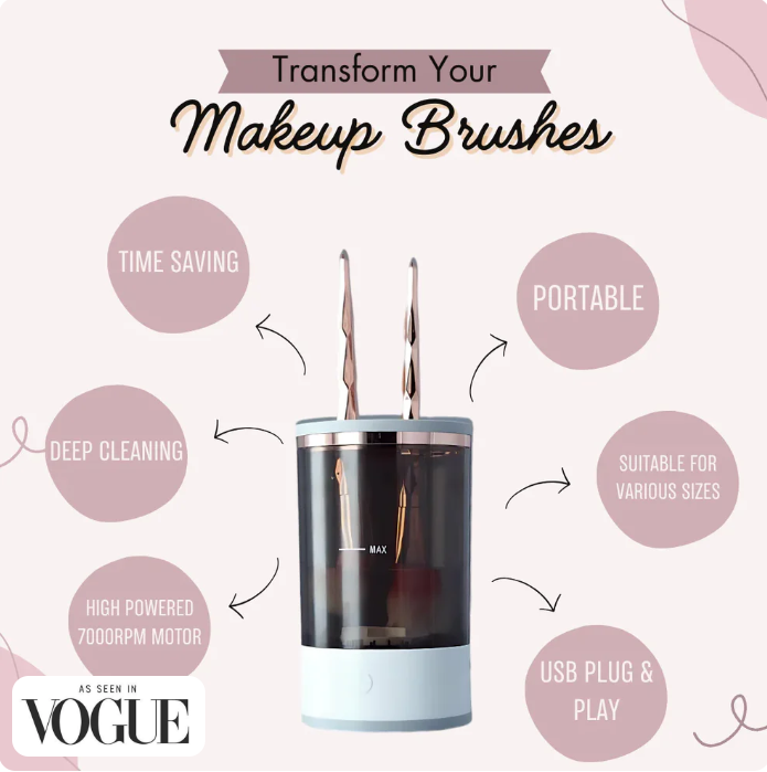BeautySwirl™ - Cosmetic Brush Cleaner
